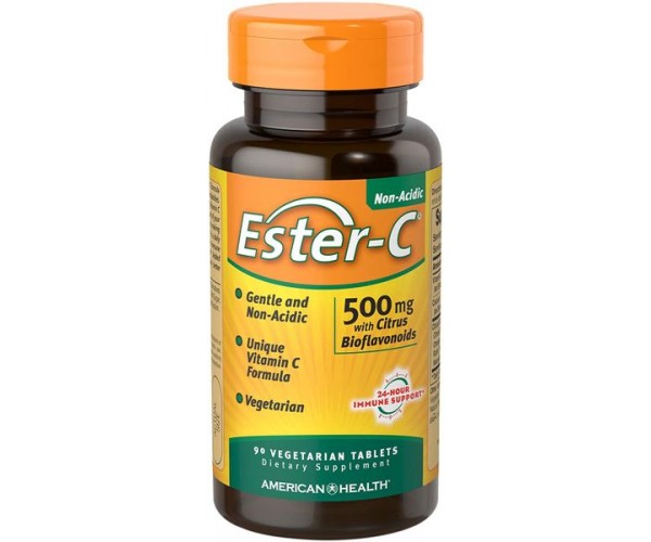 

Вітамін C з біфлавоноідамі Ester-C American Health 500 мг 90 таблеток (AH006)