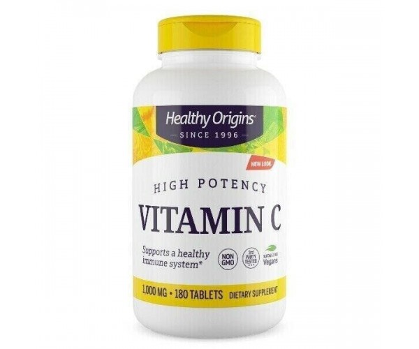 

Вітамін C Vitamin C Healthy Origins 1000 мг 180 таблеток (HO066)