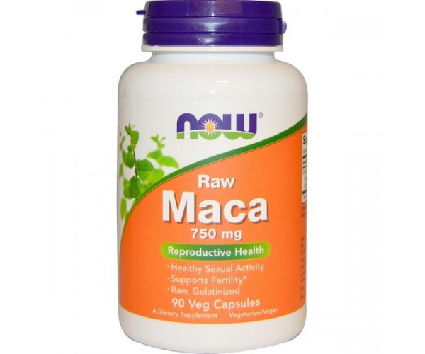 

Маку Maca 6:1 Now Foods вегетаріанська 750 мг 90 капсул (NF485)