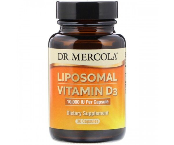 

Вітамін D3 липосомальный Liposomal Vitamin D3 Dr. Mercola 10000 МЕ 30 капсул (DM030)