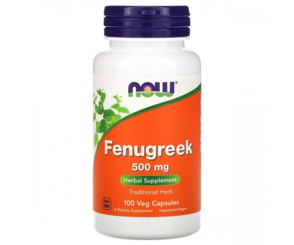 

Пажитник Fenugreek Now Foods 500 мг 100 капсул (NF541)