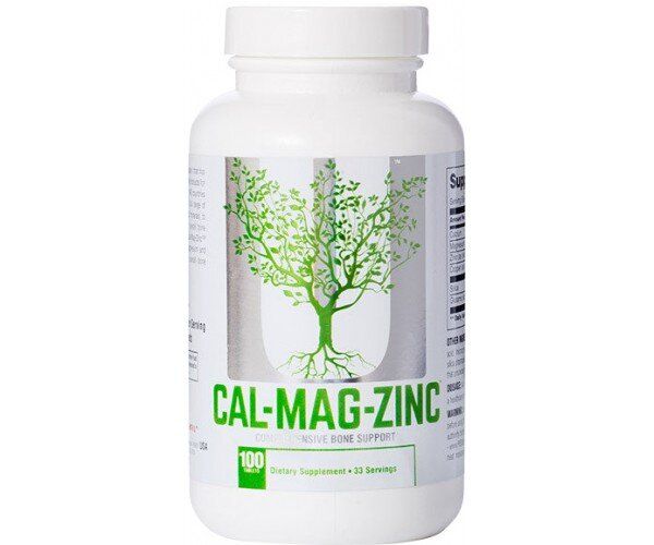 

Кальцій магній цинк Cal Mag Zinc Universal Nutrition 100 таблеток (UN056)