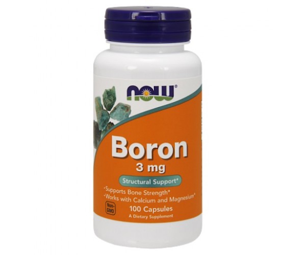 

Бор Boron Now Foods 3 мг 100 капсул (NF147)