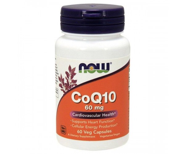 

Коензим Q10 CoQ10 Now Foods 60 мг 60 капсул (NF419)