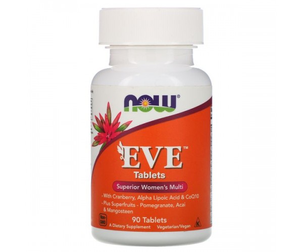 

Вітаміни для жінок EVE Superior Women's Multi Now Foods 90 таблеток (NF358)