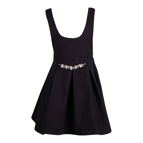 

Сарафан с декором для девочки 5 лет (110 см) O 50315-black черный цвет
