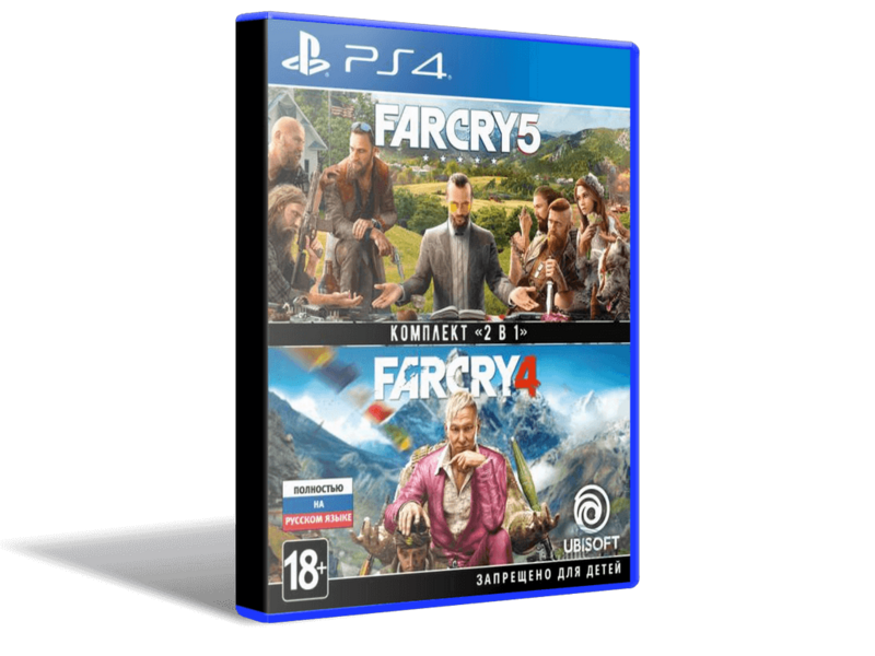 

Игра Комплект Far Cry 4 + Far Cry 5 для PS4 (Blu-ray диск, Russian version)