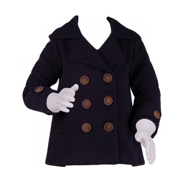 

Детское пальто 3 года (98 см) O 10252-dark blue темно синий цвет