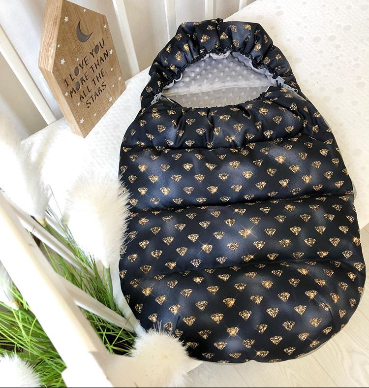 

Зимний пуховой конверт Гнездышко в коляску RoyalBaby premium Diamond (MNA31EC121275)