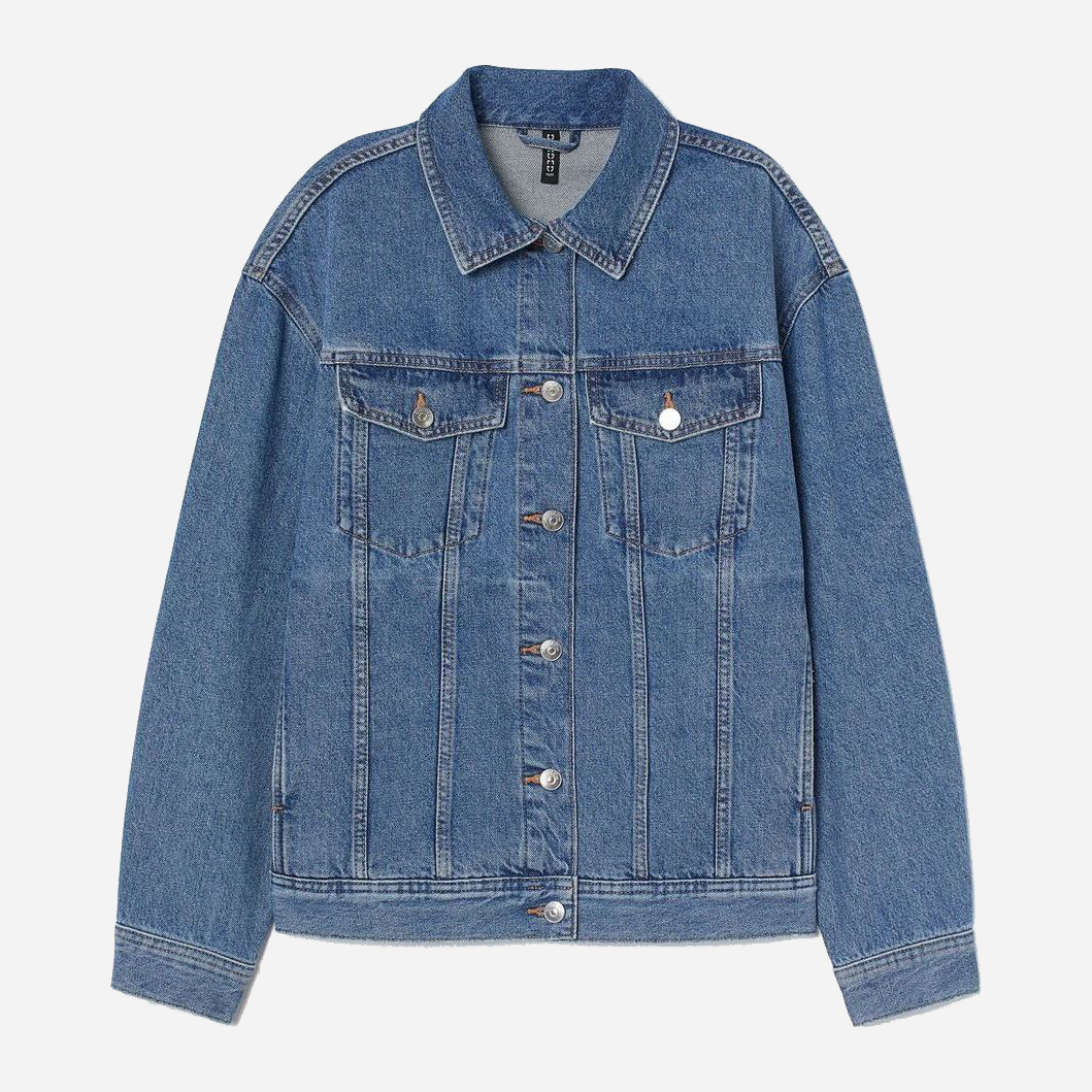 

Джинсовая куртка H&M 0829643 M Синяя