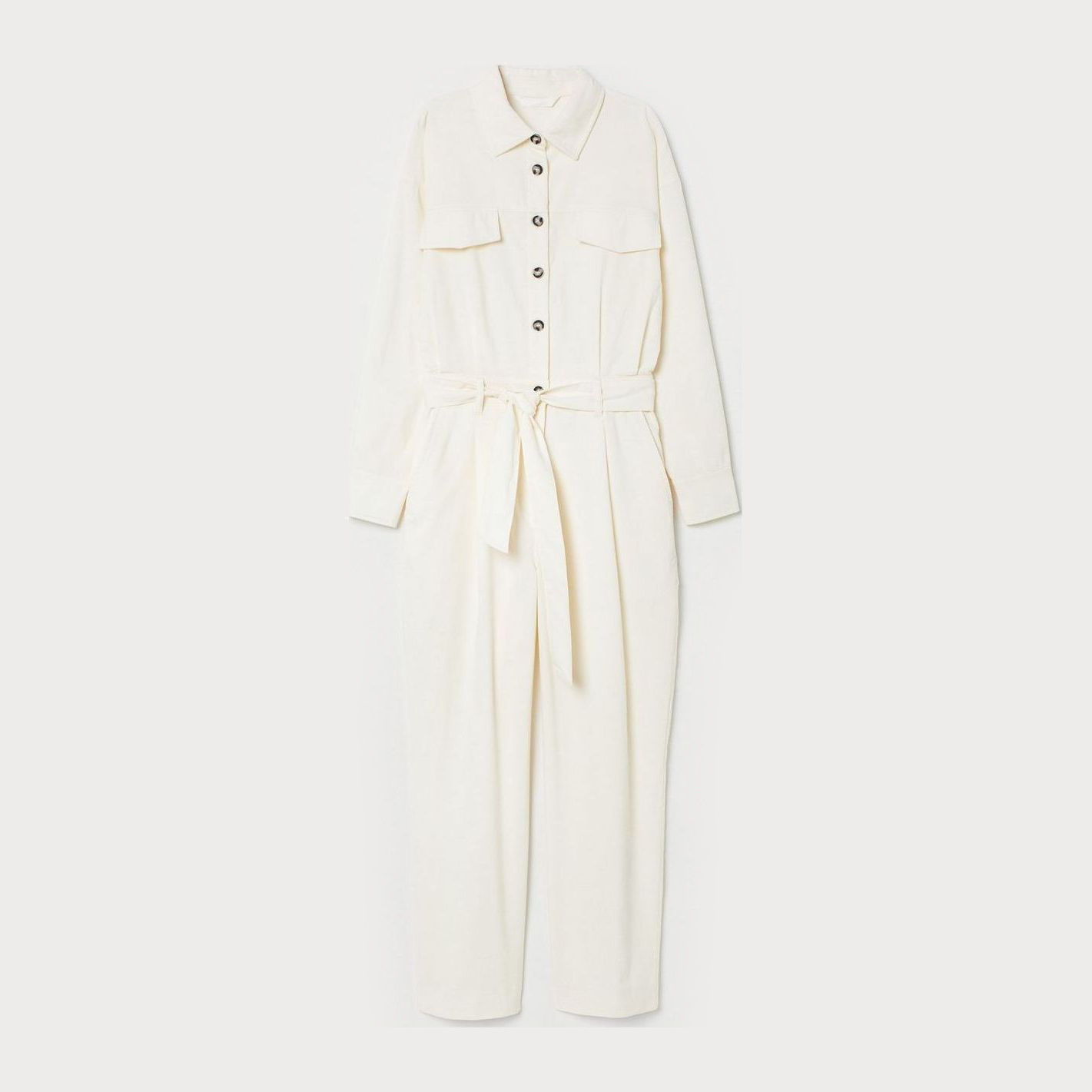 

Комбинезон вельветовый H&M 0824835 S Белый
