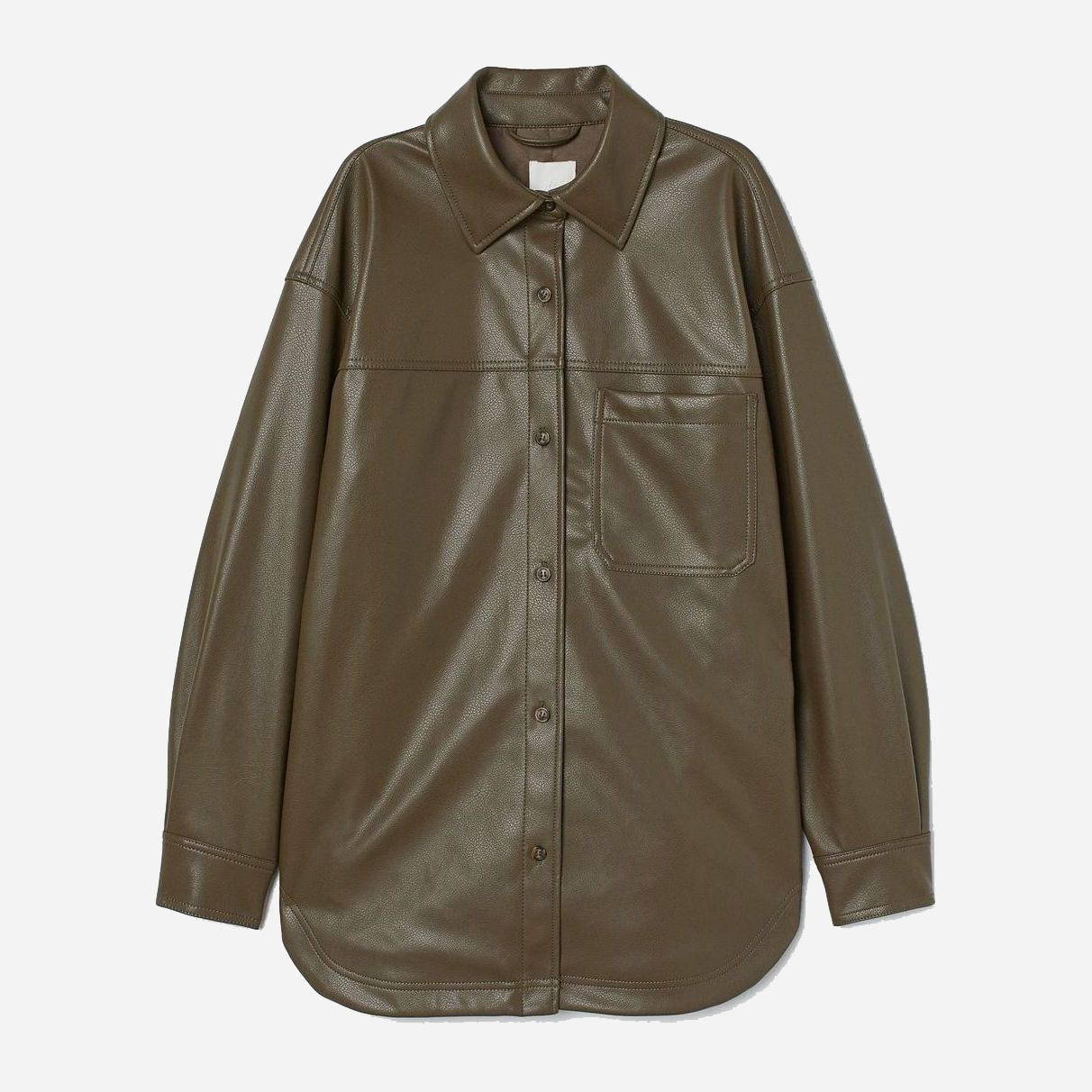 

Куртка из искусственной кожи H&M 0831686 XL Хаки