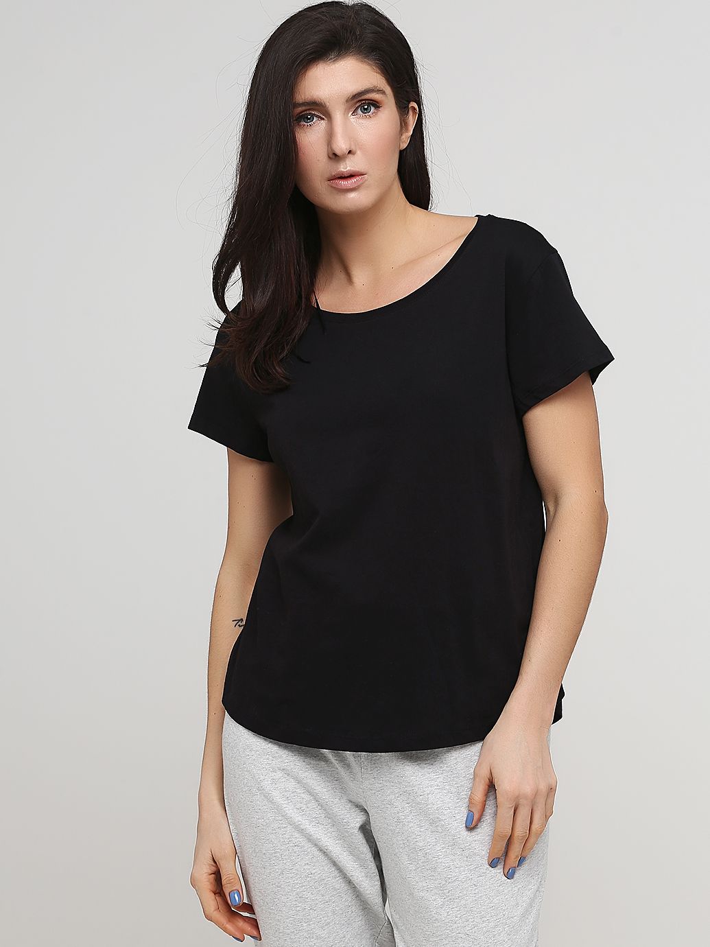 

Футболка H&M 0609167 S Черная