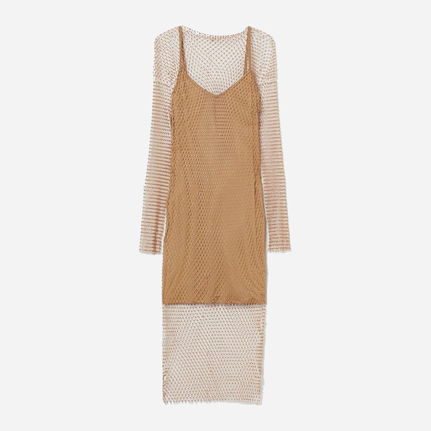 

Платье H&M 0938161 M-L Бежевое