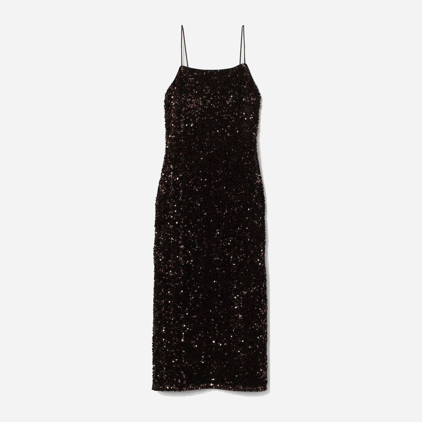 

Платье H&M 0954368 M Темно-коричневое