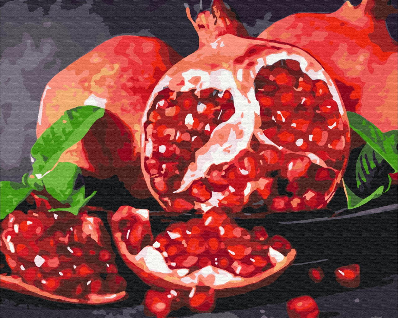 

Картина по номерам - Сочный гранат BrushMe 40*50см. (BS32215)