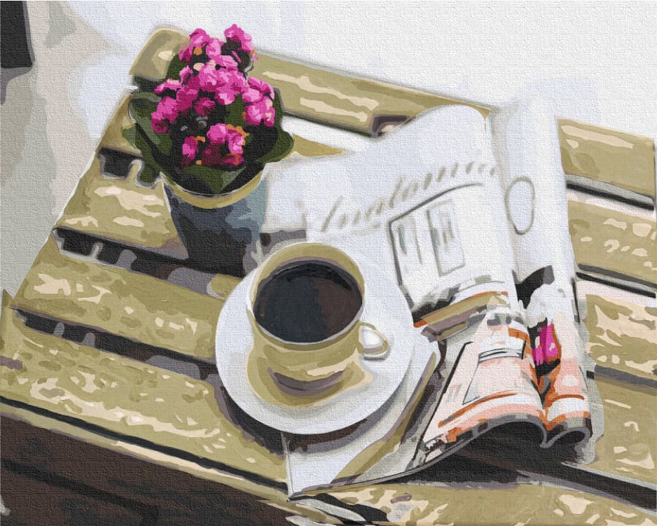 

Картина по номерам - Уединенный завтрак BrushMe 40*50см. (GX37912)