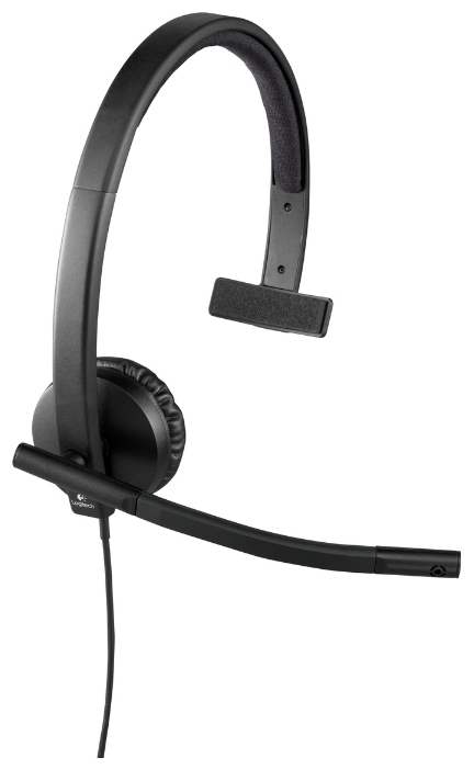 

Наушники гарнитура накладные Logitech H570e Headset USB Black