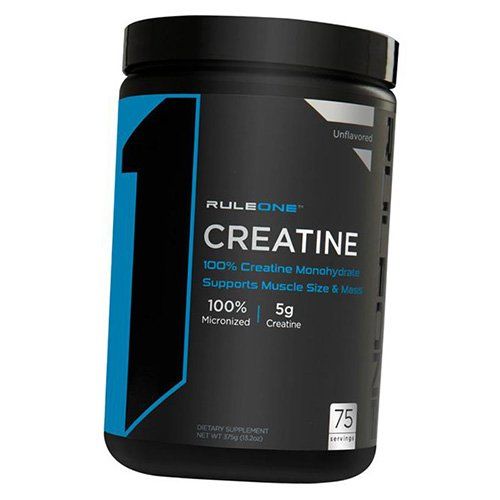 

Креатин Моногидрат, Micronized Creatine, Rule 1 375г Без вкуса (31408001)
