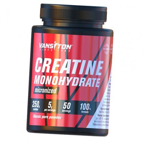 

Креатин Моногидрат, Creatine Monohydrate, Ванситон 250г (31173004)