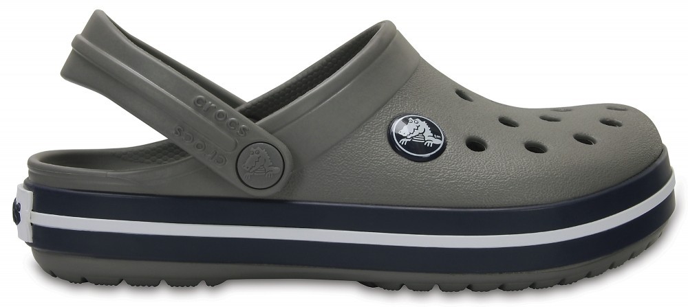 

Сабо Crocs Kids Jibbitz Crocband Clog K 204537-05H-C7 24-25 Серый