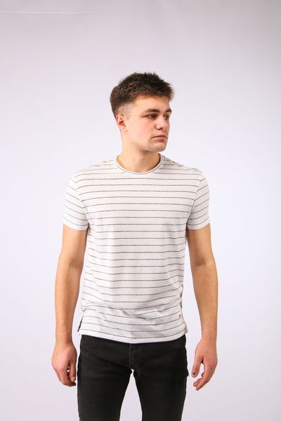 

Футболка VAGANZA Y20-1109 XXL Біло-чорний
