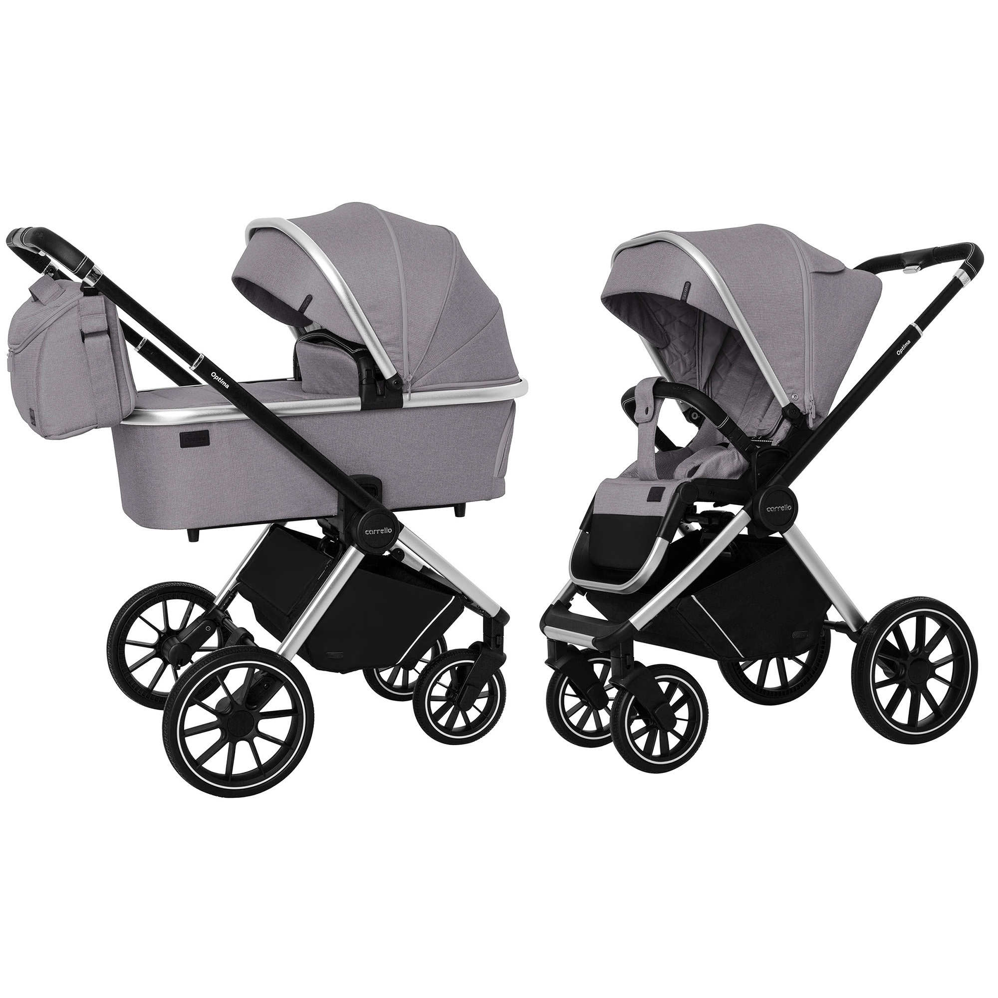 

Универсальная коляска 2 в 1 Carrello Optima CRL-6503 Len Mirror Grey (CRL-6503)