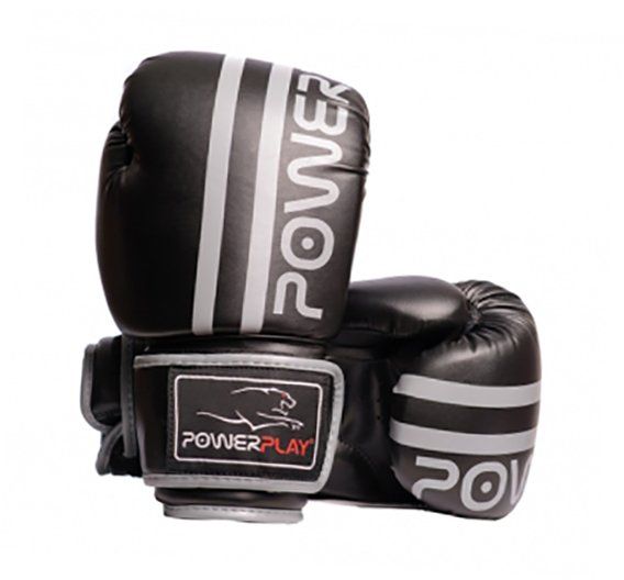 

Боксерские перчатки 3010 Power Play 12oz Черно-серый (37228043)