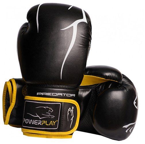 

Боксерские перчатки 3018 Power Play 10oz Черно-желтый (37228047)