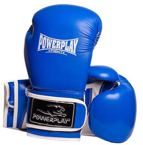 

Боксерские перчатки 3019 Power Play 12oz Синий (37228048)