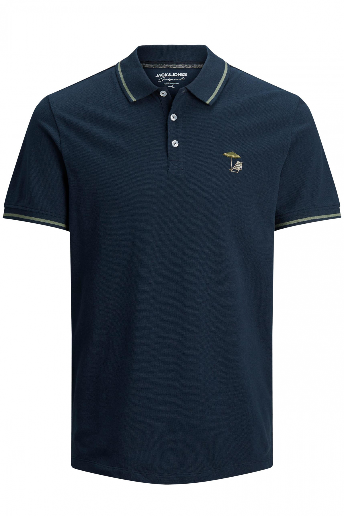 

Поло Jack & Jones JORPLAYA POLO SS  Темно-синий 12188497 Navy Blazer, Поло Jack & Jones JORPLAYA POLO SS XL Темно-синий 12188497 Navy Blazer