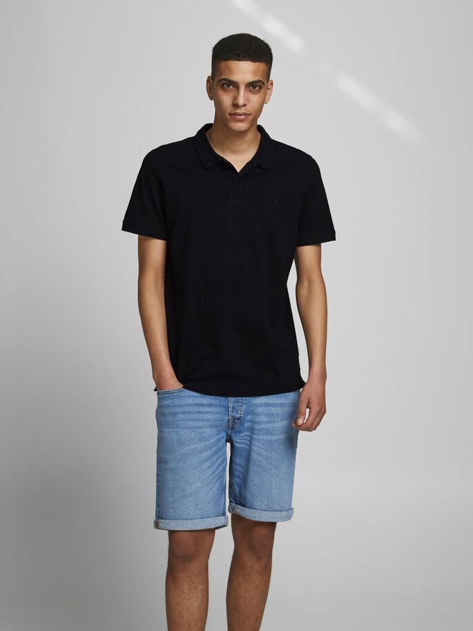 

Поло Jack & Jones JJEBASIC POLO SS MP XXL Черный 12191215 Black