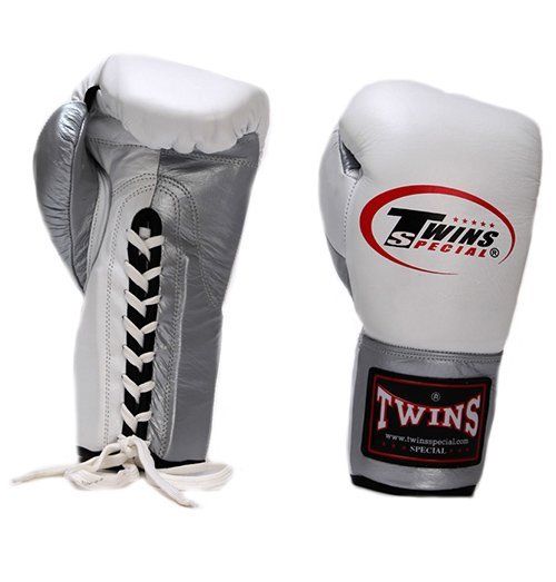 

Перчатки боксерские BO-0279 Twins 16oz Бело-серебряный (37426057)