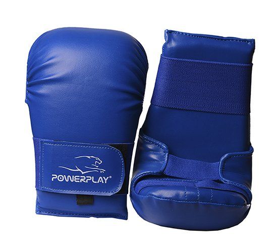 

Перчатки для карате 3027 Power Play S Синий (37228049)