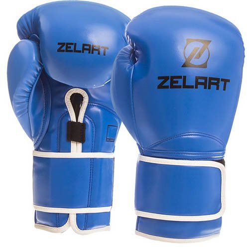 

Перчатки боксерские BO-1391 Zelart 14oz Синий (37363057)