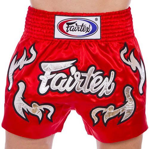 

Шорты для тайского бокса и кикбоксинга BS0665 Fairtex XXL Красный (37475030)
