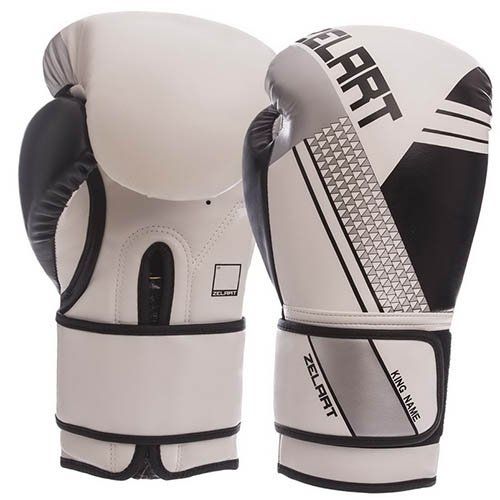 

Перчатки боксерские BO-1335 Zelart 12oz Черно-белый (37363052)