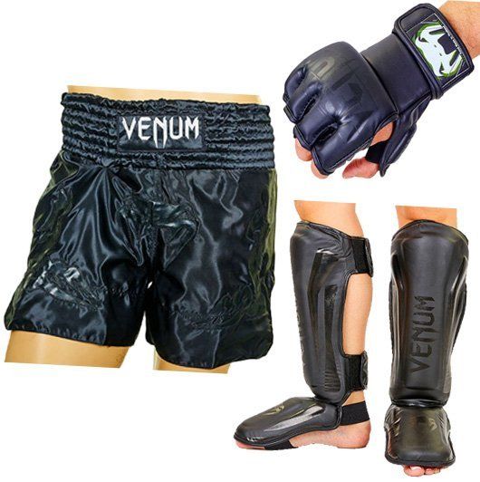 

Комплект для единоборств Venum BO-5699-7042-5807 Без бренду S Черный (37429019)