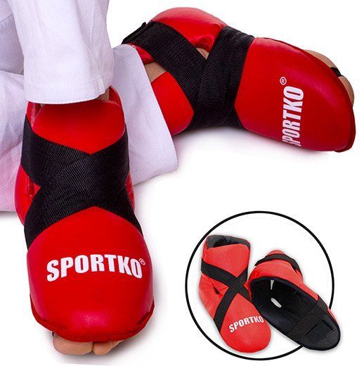 

Футы для кикбоксинга, тхэквондо UR SP-4707 Sportko L Красный (37451002)