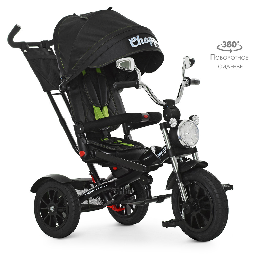 

Велосипед Turbo Trike M 4056HA-20 Black / Green (M 4056HA)