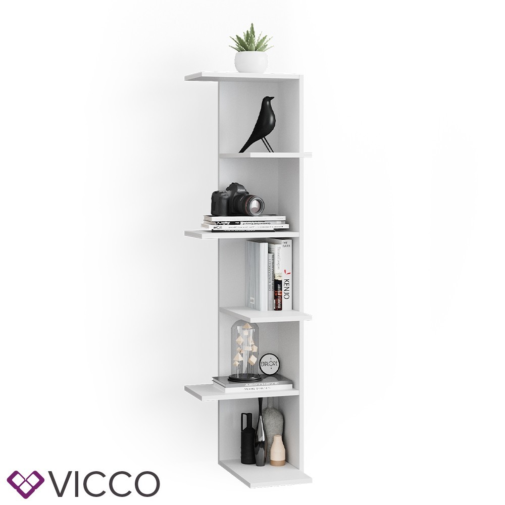 

Угловая полка стеллаж, Vicco Tera, белая