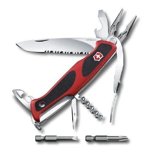 

Нож складной швейцарский многофункциональный Victorinox Delemont, RangerGrip 174 Handyman, 130 мм 0.9728.WC
