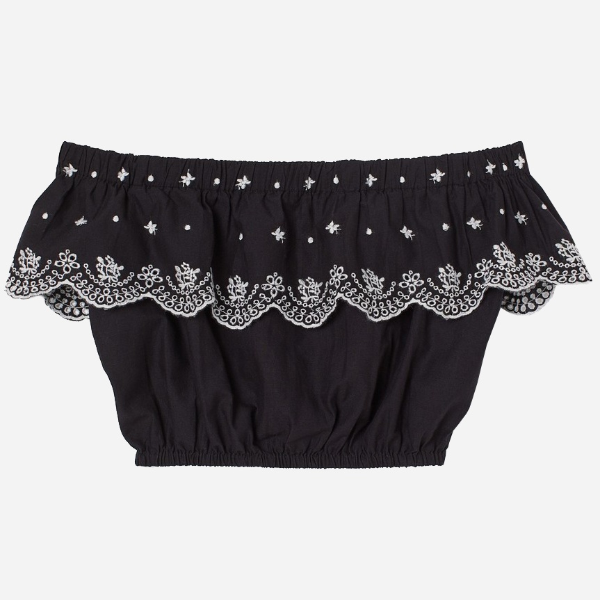 

Топ H&M 0659381_черный 40 Черный