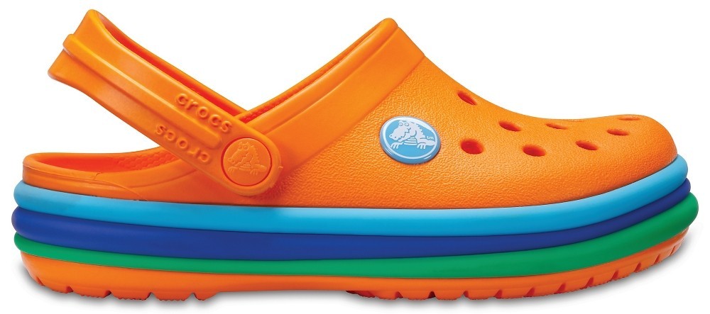 

Сабо Crocs Kids Crocband Rainbow Band Clog 205205-80O-C12 29 Оранжевый