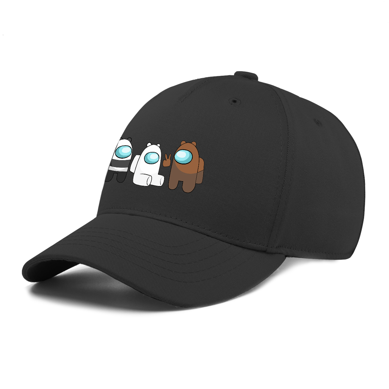 

Детская кепка для мальчиков Вся правда о медведях (We Bare Bears) (34345-2668-3) 100% Хлопок 50-52 см Черный