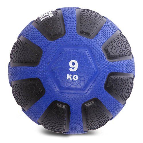 

Медбол FI-0898 Zelart 9кг Черно-синий (56363122)