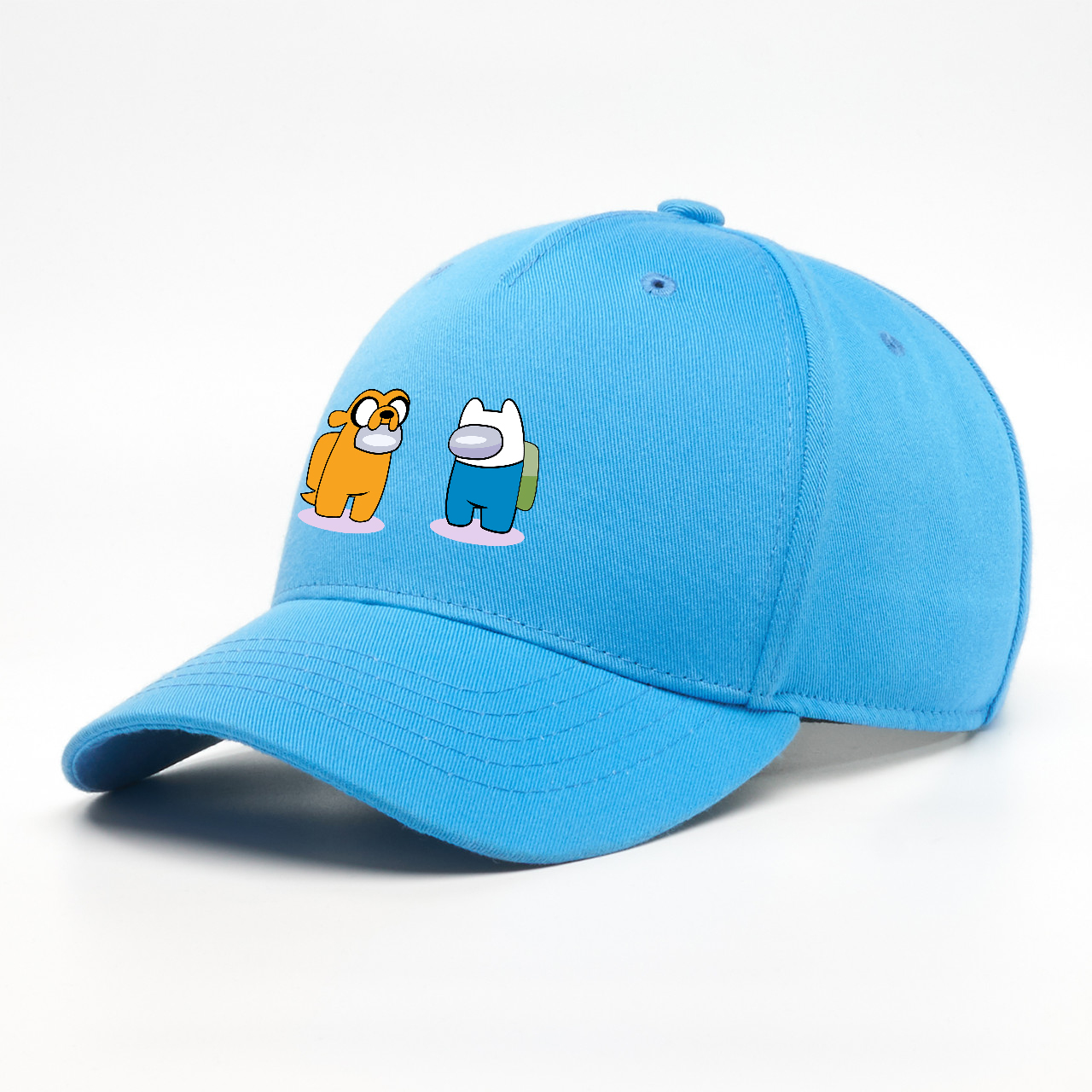 

Детская кепка для мальчиков Амонг Ас Время приключений Фин и Джейк (Among Us Adventure Time Finn & Jake) (34345-2414-1) 100% Хлопок 50-52 см Голубой