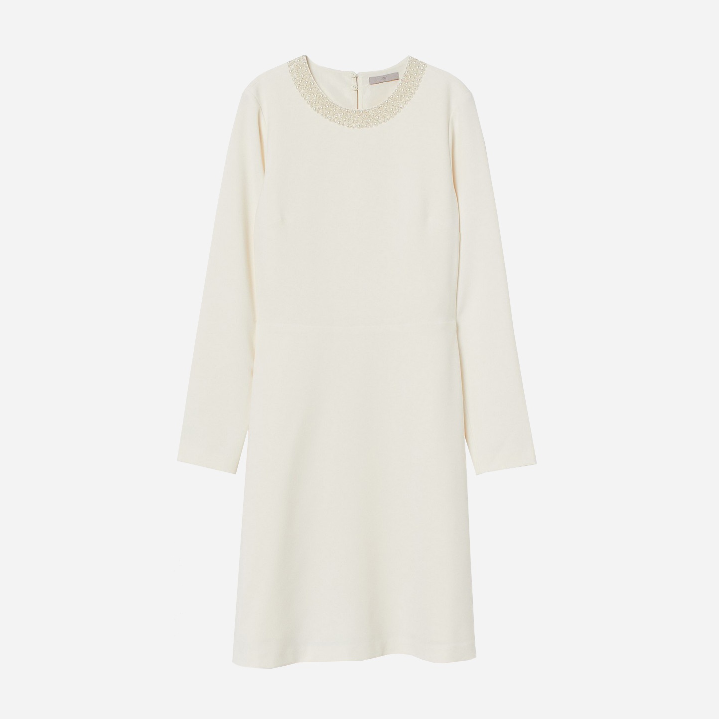 

Платье H&M 0794948_бусин 36 Молочное