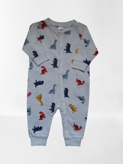 

Человечек H&M белый с драконами 62 см ( 4001)