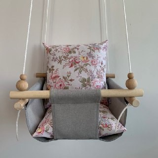 

Детская качеля Infancy Прованс , Серая основа